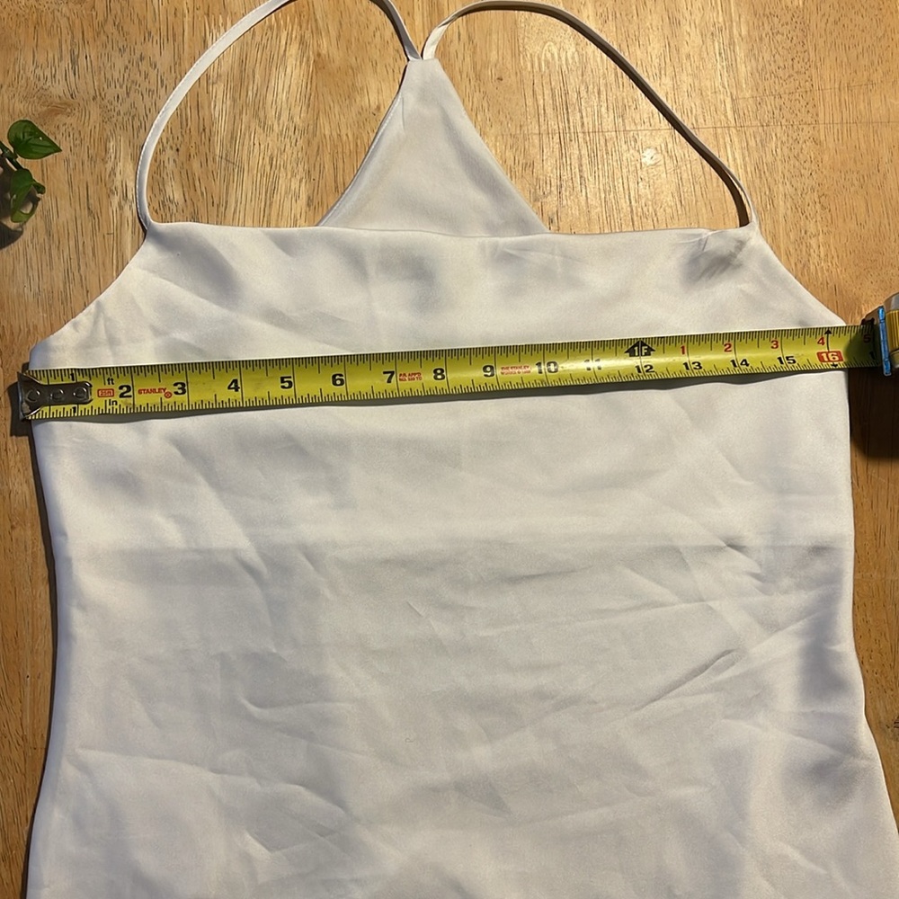 Express Satin Racerback Cowl Neck Cami - Picture 7 of 10